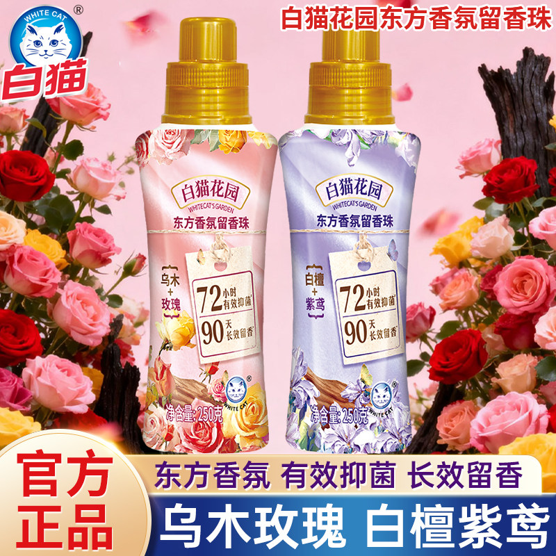 白猫留香珠玫瑰白檀香氛除菌留香