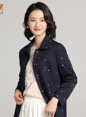 佐尔美春季新款 经典时尚波点上衣外套女E23SY03