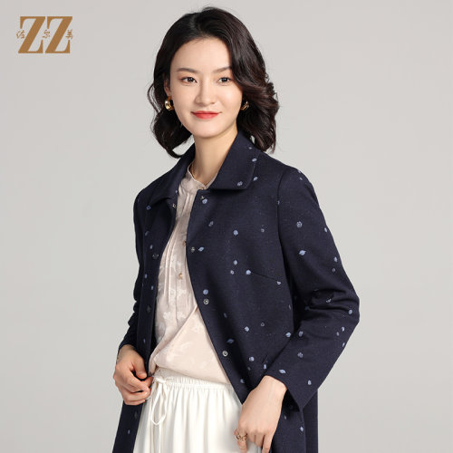 佐尔美经典时尚波点上衣外套