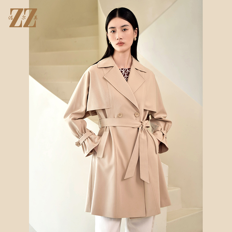 佐尔美长袖长风衣气质百搭