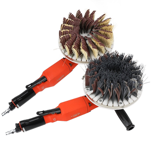 百马BM-P1气动异形砂光机打磨机抛光机木工砂布钢丝铜丝磨料刷盘