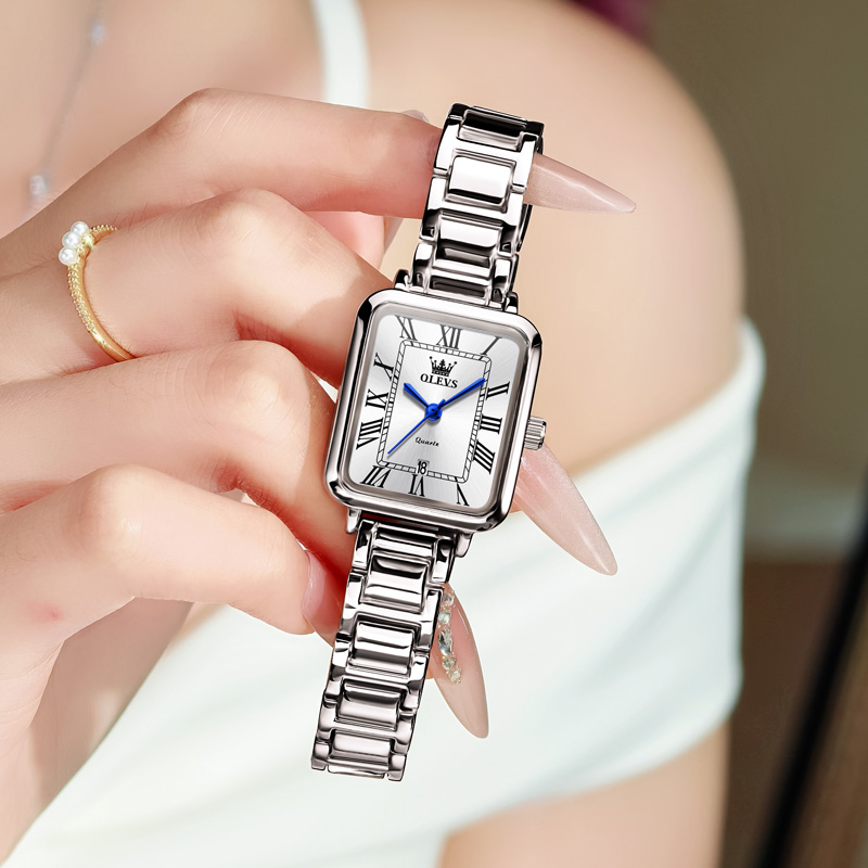 【明星代言】轻奢小众方形女表