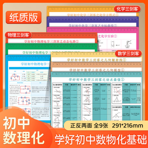 初中数学物理化学三剑客
