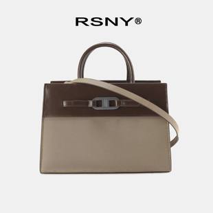 RSNY中号城市托特包City 牛皮女手提包 Traveller轻奢小众复古时尚
