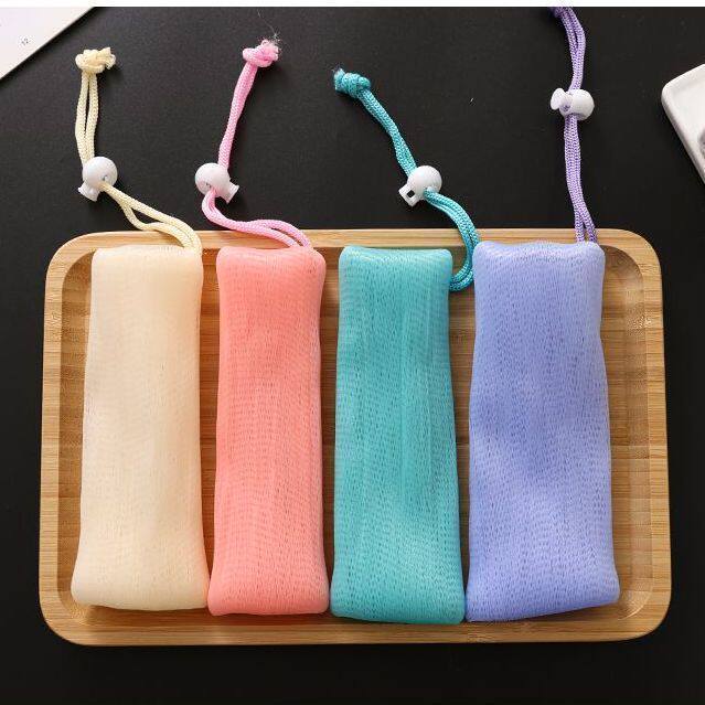 【6层加厚】新款家用肥皂起泡网香皂收纳袋洗澡泡沫网学生实用礼