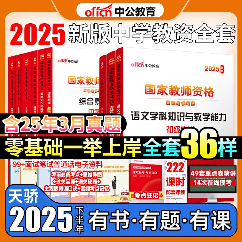 2025下半年中学全套10本（公共课+学科）