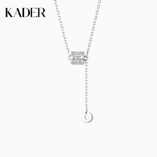 KADER小蛮腰项链女纯银