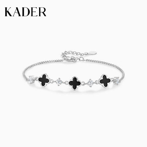 KADER开朵四叶草情缘手链女简约高级轻奢小众设计款生日礼物