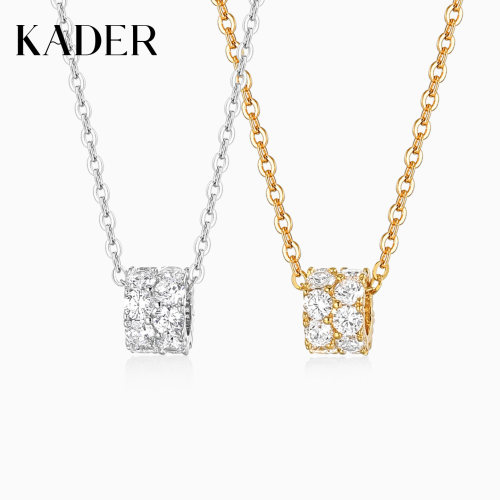 KADER开朵 璀璨定格项链转运珠路路通小众设计简约高级锁骨链新款