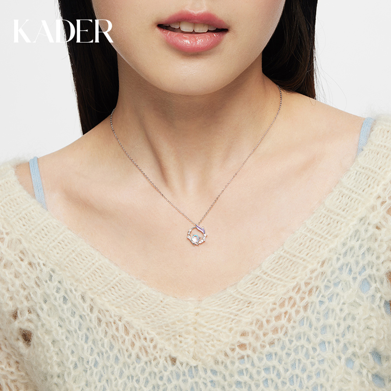 KADER鱼生有你项链女纯银