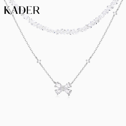 KADER开朵浮光梦蝶项链女简约时尚小众设计高级感锁骨链生日礼物