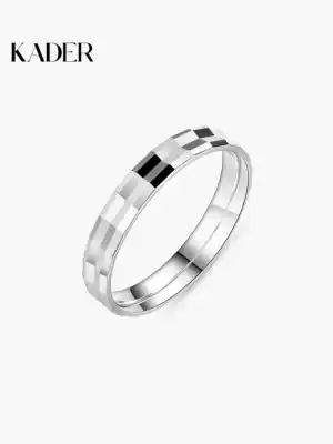 KADER ring male tide sterling silver niche design single ring hip hop fashion men personality advanced sense tail ring