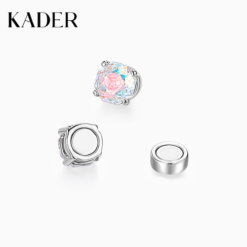 KADER开朵玫瑰切[磁吸]耳钉女简约时尚小众设计高级耳饰生日礼物