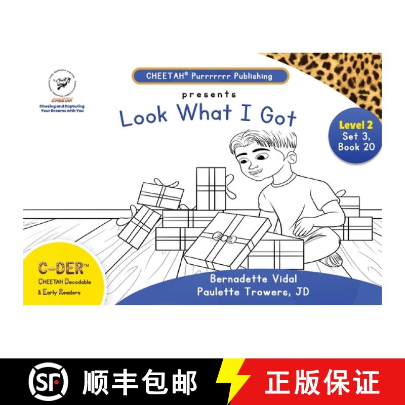 【2-3周达】CDER (CHEETAH Decodable Early Readers), Set 3, Book 20, Look What I Got! [9798330329625]