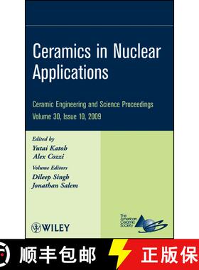 【3-4周达】Ceramics In Nuclear Applications Cesp V30 Issue 10 [Wiley材料科学] [9780470457603]