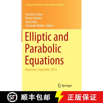 【3-4周达】Elliptic and Parabolic Equations : Hannover, September 2013 (Softcover reprint of the orig... [9783319381503]