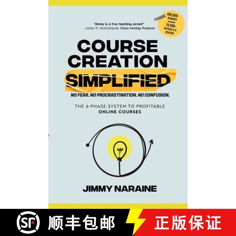 【3-4周达】Course Creation Simplified: The 6-Phase System To Profitable Online Courses [9788396812407]