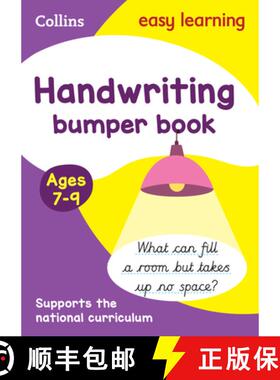 【3-4周达】Handwriting Bumper Book Ages 7-9: Prepare for School with Easy Home Learning [9780008151447]