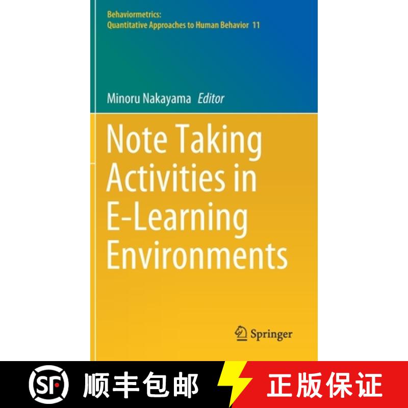 【3-4周达】Note Taking Activities in E-Learning Environments [9789811661037]