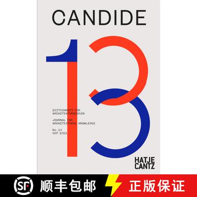 【3-4周达】Candide. Journal for Architectural Knowledge: No. 13 [9783775753722]