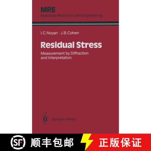 【3-4周达】Residual Stress : Measurement by Diffraction and Interpretation [9781461395713]