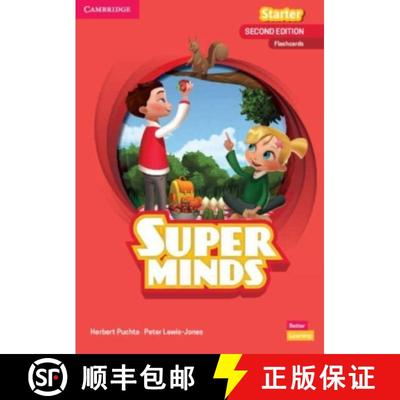【3-4周达】Super Minds Starter Flashcards British English [9781108828628]