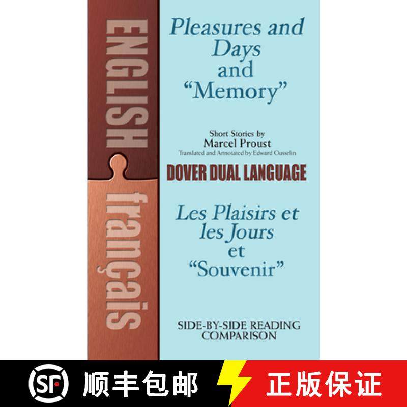 预订 Great Short Stories from Pleasures of Days/ Les Plaisirs Et Les Jours: Early Short Stories of Ma... [9780486497020]