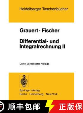 【3-4周达】Differential- Und Integralrechnung II: Differentialrechnung in Mehreren Veränderlichen Di... [9783540086970]
