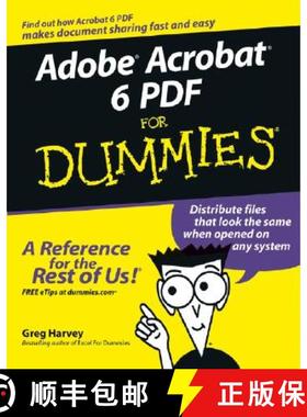 【3-4周达】Adobe Acrobat 6 Pdf For Dummies [Wiley计算机] [9780764537608]
