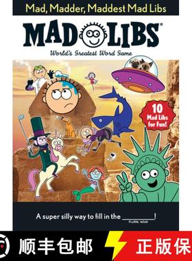 【3-4周达】Mad, Madder, Maddest Mad Libs: World's Greatest Word Game [9781524791520]