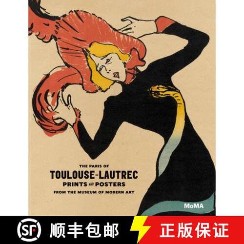 【3-4周达】精装 The Paris of Toulouse-Lautrec: Prints and Posters from the Museum of Modern Art [With... [9780870709135]