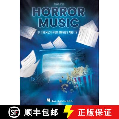 【3-4周达】Horror Music: 34 Themes from Movies and TV Arranged for Piano Solo [9781705172674]