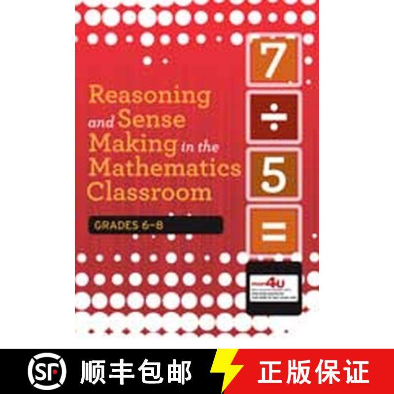 【3-4周达】Reasoning and Sense Making in the Mathematics Classroom: Grades 6-8 [9780873537049]