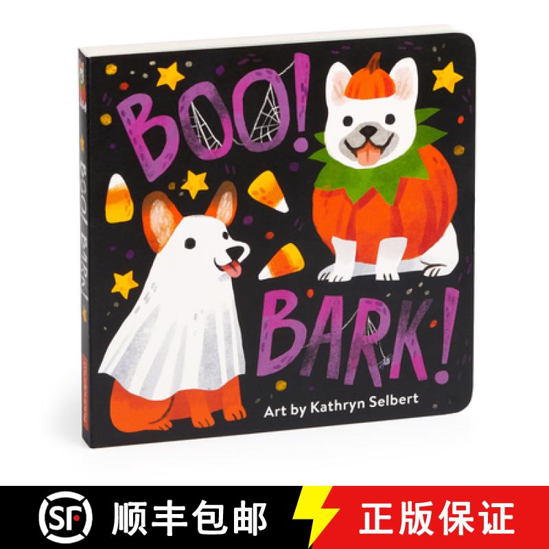 【2-3周达】Boo Bark! Board Book [9780735377523]