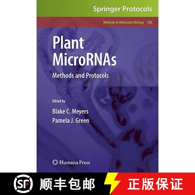 【3-4周达】Plant MicroRNAs : Methods and Protocols [9781603270045]