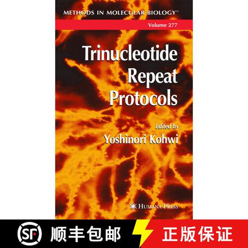 【3-4周达】精装 Trinucleotide Repeat Protocols [9781588292438]