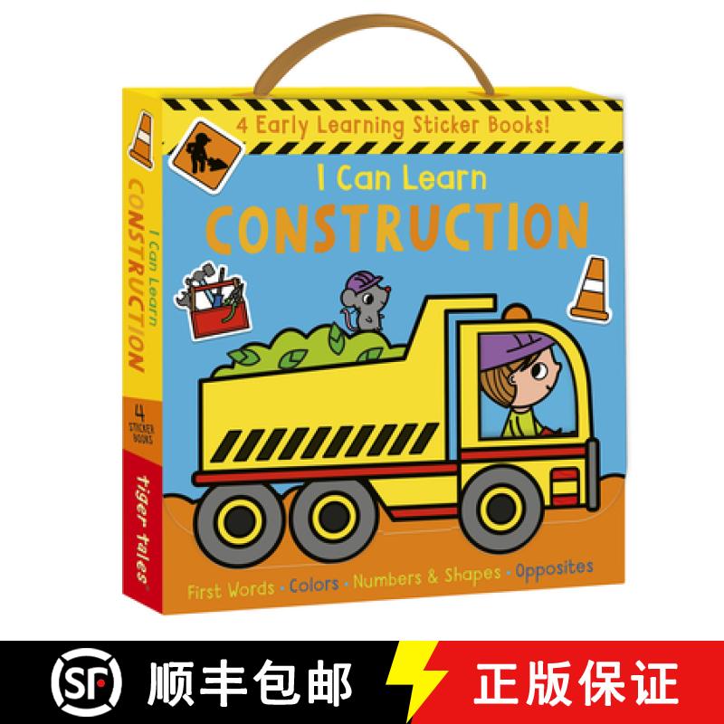 【3-4周达】I Can Learn Construction: First Words, Colors, Numbers and Shapes, Opposites [9781664340961]