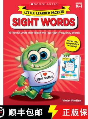 【3-4周达】Little Learner Packets: Sight Words: 10 Playful Units That Teach the Top High-Frequency Words [9781338228274]