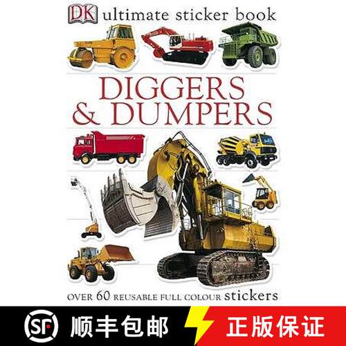 【3-4周达】Diggers & Dumpers Ultimate Sticker Book [9781405308861]