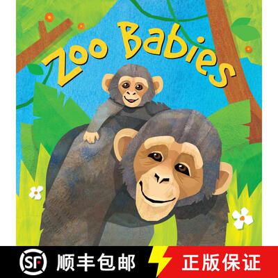 【3-4周达】Zoo Babies/Bebes del Zoologico [9781449460587]