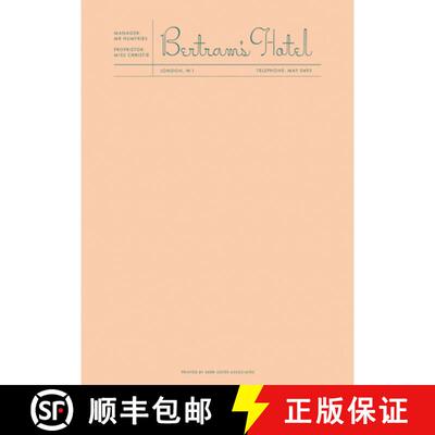 【3-4周达】精装 Fictional Hotel Notepads: Bertram's Hotel (pack Of 3) [9781838216764]