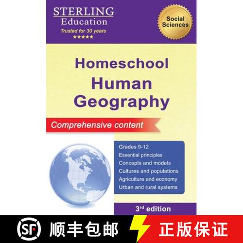 【3-4周达】Homeschool Human Geography: Comprehensive Content [9798885573566]