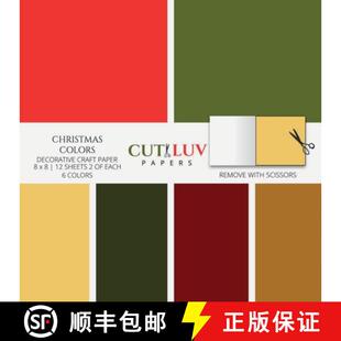 【3-4周达】Christmas Colors Decorative Craft Paper: Scrapbooking Pages Design Paper for Printmaking, ... [9781636572703]