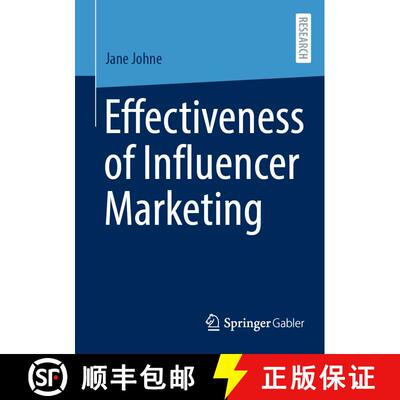 【3-4周达】Effectiveness of Influencer Marketing (1st ed. 2023) [9783658412968]
