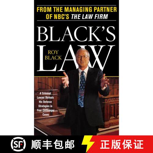 【3-4周达】Black's Law: A Criminal Lawyer Reveals His Defense Strategies in Four Cliffhanger Cases [9780684863061]