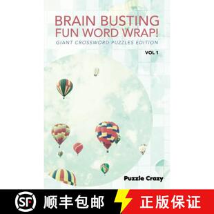 Busting Wrap Brain Puzzles 9781683054597 Crossword Fun 4周达 Vol Word Edition Giant