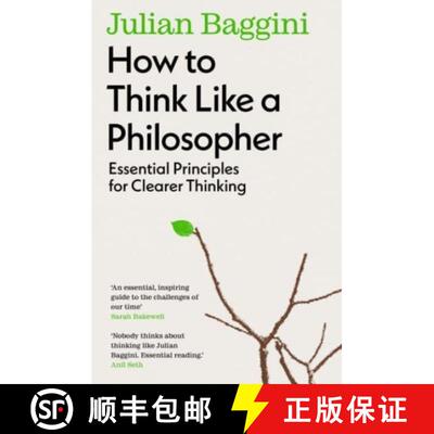 【3-4周达】如何像哲学家一样思考 How to Think Like a Philosopher: Essential Principles for Clearer Thi... [9781783788538]