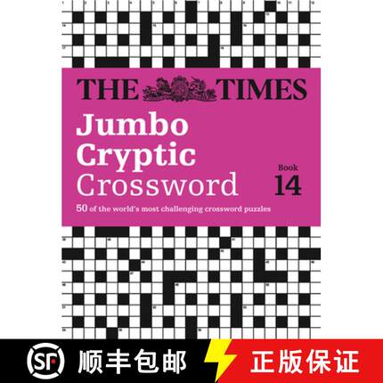 【3-4周达】The Times Jumbo Cryptic Crossword Book 14: 50 of the World's Most Challenging Crossword Pu... [9780007580828]