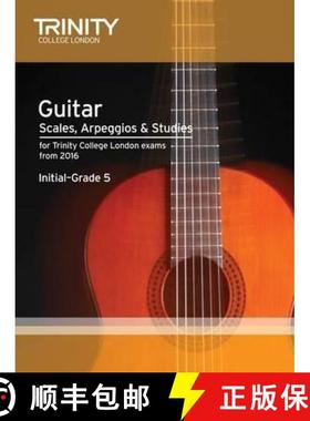 【3-4周达】Trinity College London: Guitar & Plectrum Guitar Scales, Arpeggios & Studies Initial-Grade... [9780857364814]