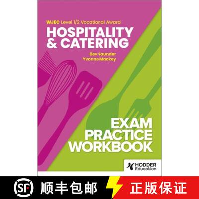 【3-4周达】WJEC Level 1/2 Vocational Award Hospitality and Catering Exam Practice Workbook [9781036006693]